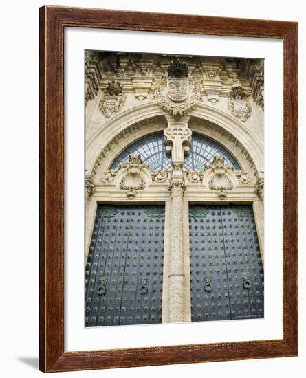 Doors on the Front of Santiago Cathedral, Galicia, Spain-Robert Harding-Framed Photographic Print