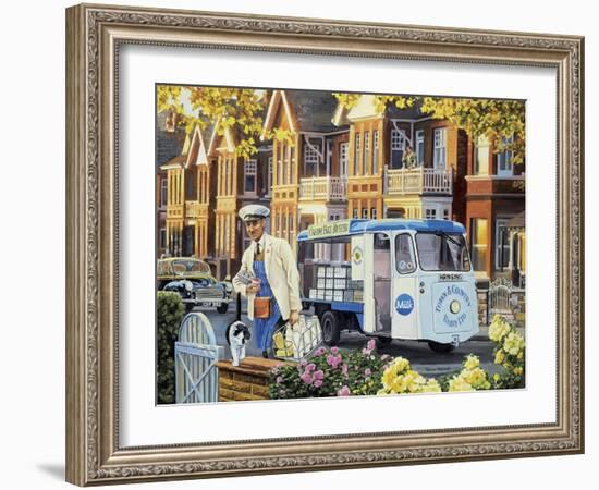 Doorstep Delivery-Trevor Mitchell-Framed Giclee Print