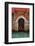 Doorway Along Canal with Safety Buoy Venice, Italy-Darrell Gulin-Framed Photographic Print