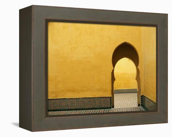 Doorway at Mausoleum of Moulay Ismail-Paul Souders-Framed Premier Image Canvas