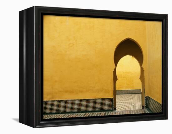 Doorway at Mausoleum of Moulay Ismail-Paul Souders-Framed Premier Image Canvas