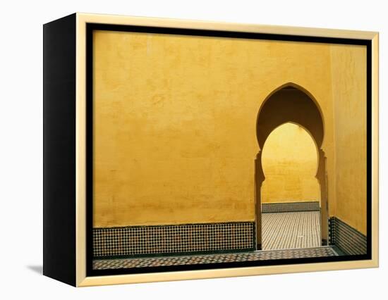 Doorway at Mausoleum of Moulay Ismail-Paul Souders-Framed Premier Image Canvas