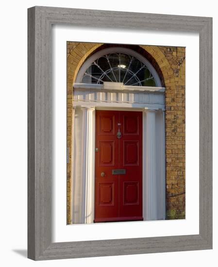 Doorway, Georgian District, Liverpool, Merseyside, England, United Kingdom, Europe-Ethel Davies-Framed Photographic Print