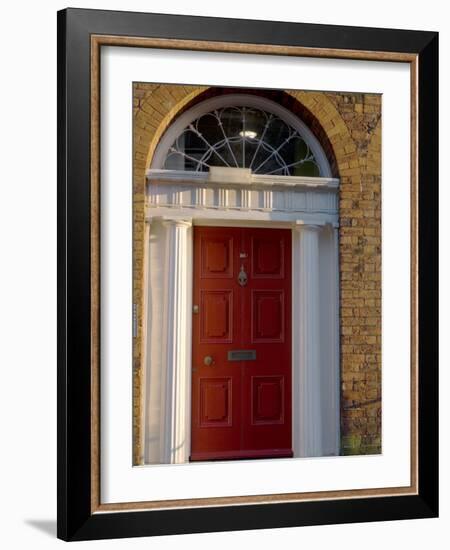 Doorway, Georgian District, Liverpool, Merseyside, England, United Kingdom, Europe-Ethel Davies-Framed Photographic Print