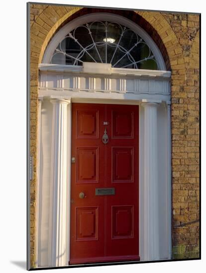 Doorway, Georgian District, Liverpool, Merseyside, England, United Kingdom, Europe-Ethel Davies-Mounted Photographic Print