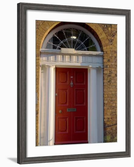 Doorway, Georgian District, Liverpool, Merseyside, England, United Kingdom, Europe-Ethel Davies-Framed Photographic Print