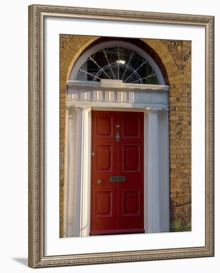 Doorway, Georgian District, Liverpool, Merseyside, England, United Kingdom, Europe-Ethel Davies-Framed Photographic Print
