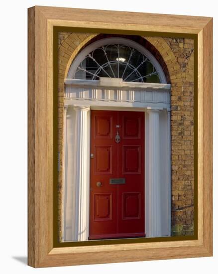 Doorway, Georgian District, Liverpool, Merseyside, England, United Kingdom, Europe-Ethel Davies-Framed Premier Image Canvas
