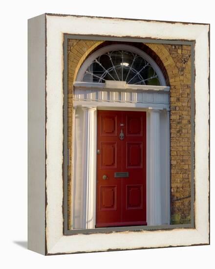 Doorway, Georgian District, Liverpool, Merseyside, England, United Kingdom, Europe-Ethel Davies-Framed Premier Image Canvas