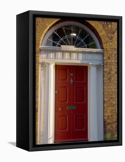 Doorway, Georgian District, Liverpool, Merseyside, England, United Kingdom, Europe-Ethel Davies-Framed Premier Image Canvas