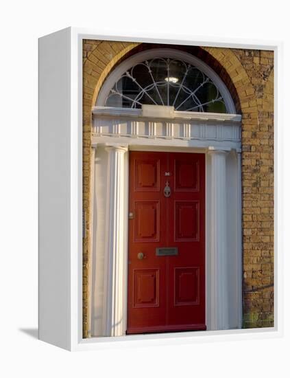 Doorway, Georgian District, Liverpool, Merseyside, England, United Kingdom, Europe-Ethel Davies-Framed Premier Image Canvas