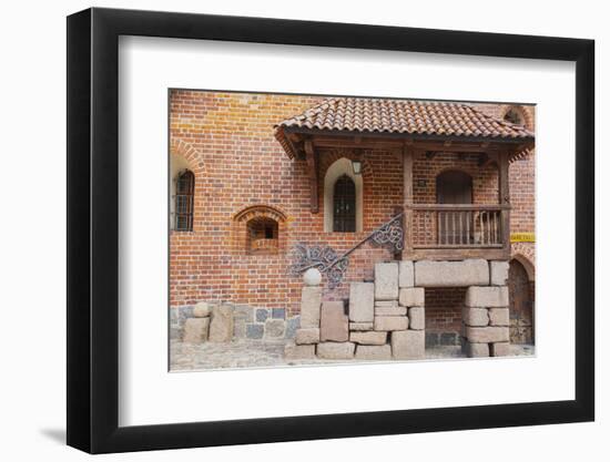 Doorway in Inner courtyard of Malbork Castle.-Mallorie Ostrowitz-Framed Photographic Print