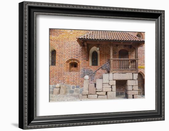 Doorway in Inner courtyard of Malbork Castle.-Mallorie Ostrowitz-Framed Photographic Print