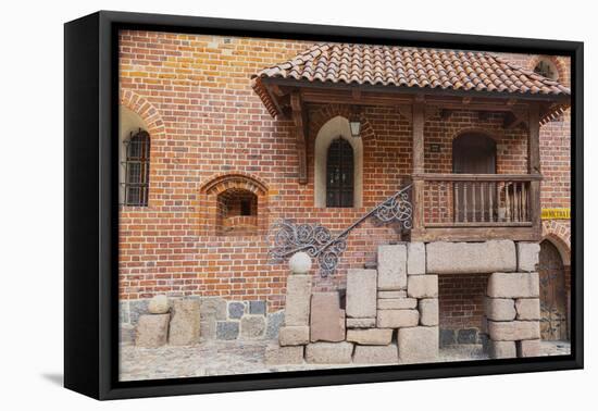 Doorway in Inner courtyard of Malbork Castle.-Mallorie Ostrowitz-Framed Premier Image Canvas