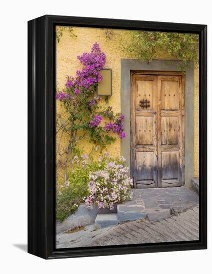 Doorway in Mexico I-Kathy Mahan-Framed Premier Image Canvas