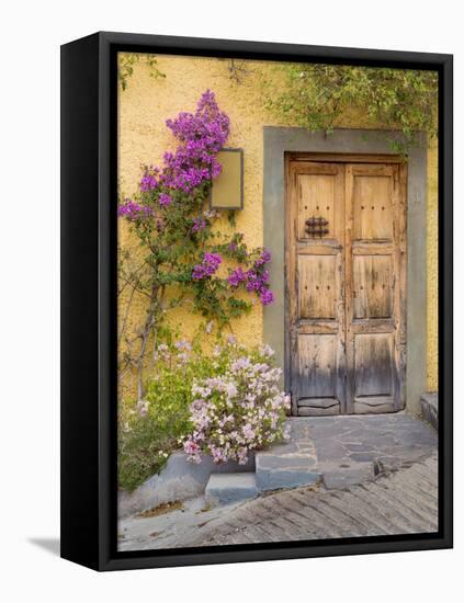 Doorway in Mexico I-Kathy Mahan-Framed Premier Image Canvas