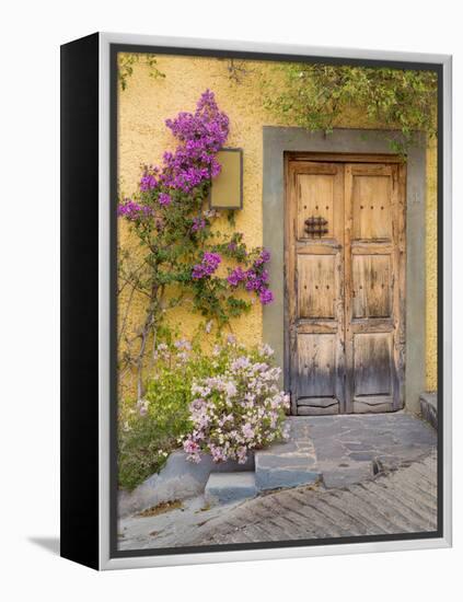 Doorway in Mexico I-Kathy Mahan-Framed Premier Image Canvas