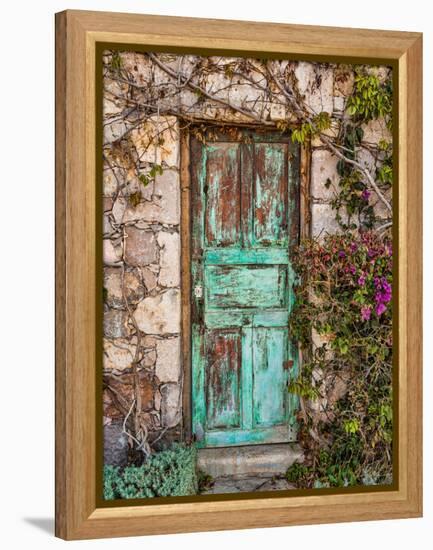 Doorway in Mexico II-Kathy Mahan-Framed Premier Image Canvas