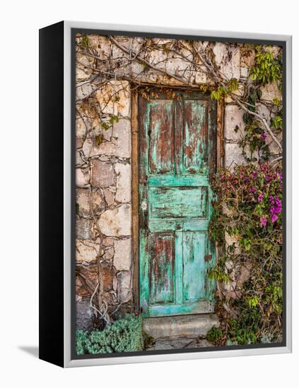 Doorway in Mexico II-Kathy Mahan-Framed Premier Image Canvas