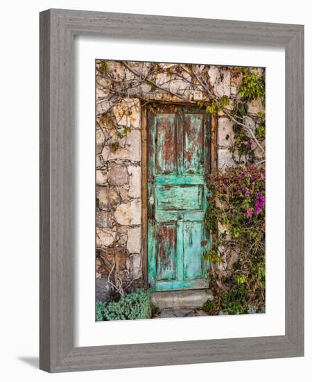 Doorway in Mexico II-Kathy Mahan-Framed Photographic Print