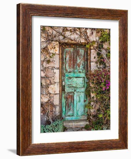 Doorway in Mexico II-Kathy Mahan-Framed Photographic Print