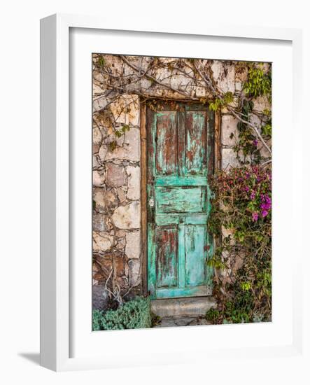 Doorway in Mexico II-Kathy Mahan-Framed Photographic Print