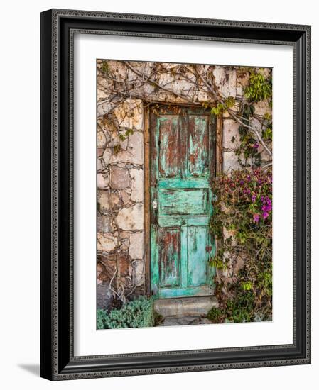 Doorway in Mexico II-Kathy Mahan-Framed Photographic Print