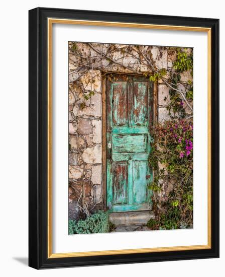 Doorway in Mexico II-Kathy Mahan-Framed Photographic Print