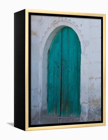 Doorway in Small Village, Cappadoccia, Turkey-Darrell Gulin-Framed Premier Image Canvas