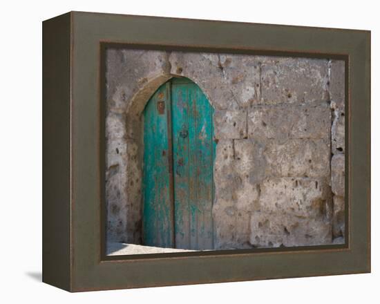 Doorway in Small Village, Cappadoccia, Turkey-Darrell Gulin-Framed Premier Image Canvas