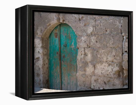 Doorway in Small Village, Cappadoccia, Turkey-Darrell Gulin-Framed Premier Image Canvas