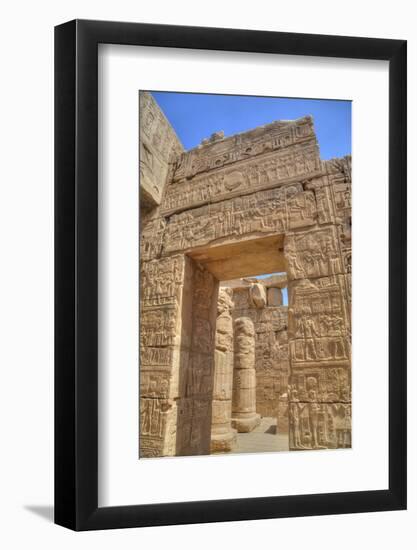 Doorway in the Temple of Khonsu, Karnak Temple, Luxor, Thebes, Egypt, North Africa, Africa-Richard Maschmeyer-Framed Photographic Print