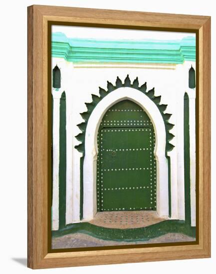 Doorway That Inspired Matisse, Tangier, Morocco, North Africa-Neil Farrin-Framed Premier Image Canvas