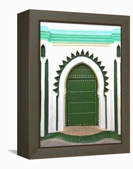 Doorway That Inspired Matisse, Tangier, Morocco, North Africa-Neil Farrin-Framed Premier Image Canvas