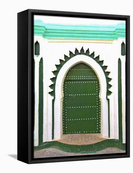 Doorway That Inspired Matisse, Tangier, Morocco, North Africa-Neil Farrin-Framed Premier Image Canvas