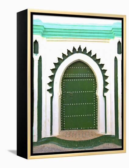 Doorway That Inspired Matisse, Tangier, Morocco, North Africa-Neil Farrin-Framed Premier Image Canvas