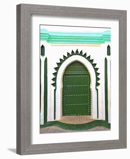 Doorway That Inspired Matisse, Tangier, Morocco, North Africa-Neil Farrin-Framed Photographic Print