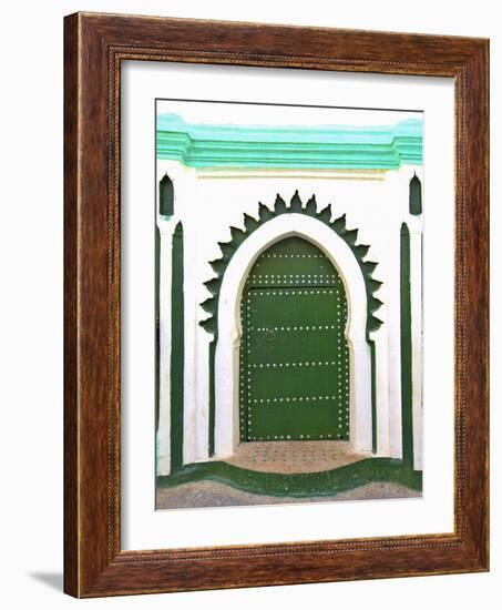 Doorway That Inspired Matisse, Tangier, Morocco, North Africa-Neil Farrin-Framed Photographic Print