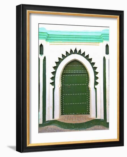 Doorway That Inspired Matisse, Tangier, Morocco, North Africa-Neil Farrin-Framed Photographic Print