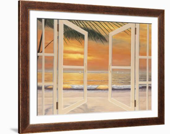 Doorway To Paradise-Diane Romanello-Framed Art Print