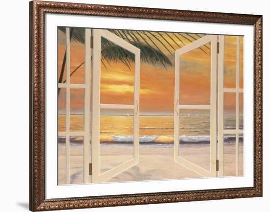 Doorway To Paradise-Diane Romanello-Framed Art Print