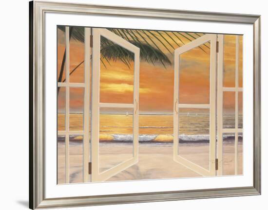 Doorway To Paradise-Diane Romanello-Framed Art Print