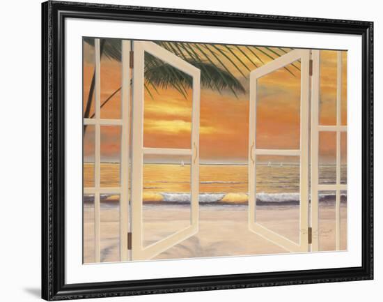 Doorway To Paradise-Diane Romanello-Framed Art Print