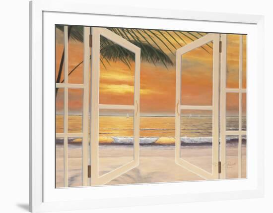 Doorway To Paradise-Diane Romanello-Framed Art Print