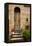 Doorway with Flowers, Pienza, Tuscany, Italy-Terry Eggers-Framed Premier Image Canvas