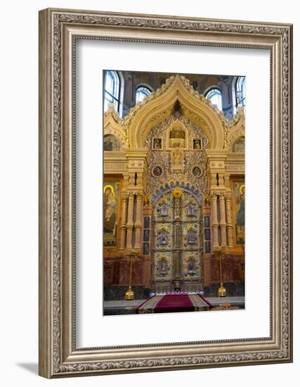 Doorway within The Church on the Spilled Blood, UNESCO World Heritage Site, St. Petersburg, Russia,-Miles Ertman-Framed Photographic Print