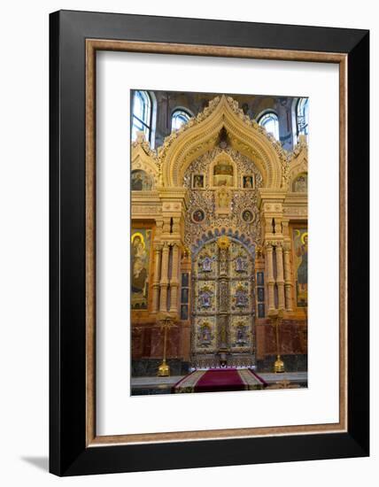 Doorway within The Church on the Spilled Blood, UNESCO World Heritage Site, St. Petersburg, Russia,-Miles Ertman-Framed Photographic Print