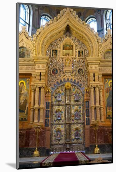 Doorway within The Church on the Spilled Blood, UNESCO World Heritage Site, St. Petersburg, Russia,-Miles Ertman-Mounted Photographic Print