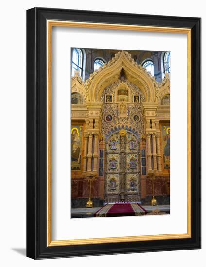 Doorway within The Church on the Spilled Blood, UNESCO World Heritage Site, St. Petersburg, Russia,-Miles Ertman-Framed Photographic Print