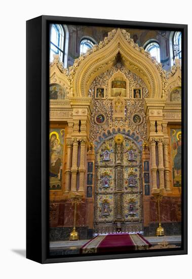 Doorway within The Church on the Spilled Blood, UNESCO World Heritage Site, St. Petersburg, Russia,-Miles Ertman-Framed Premier Image Canvas